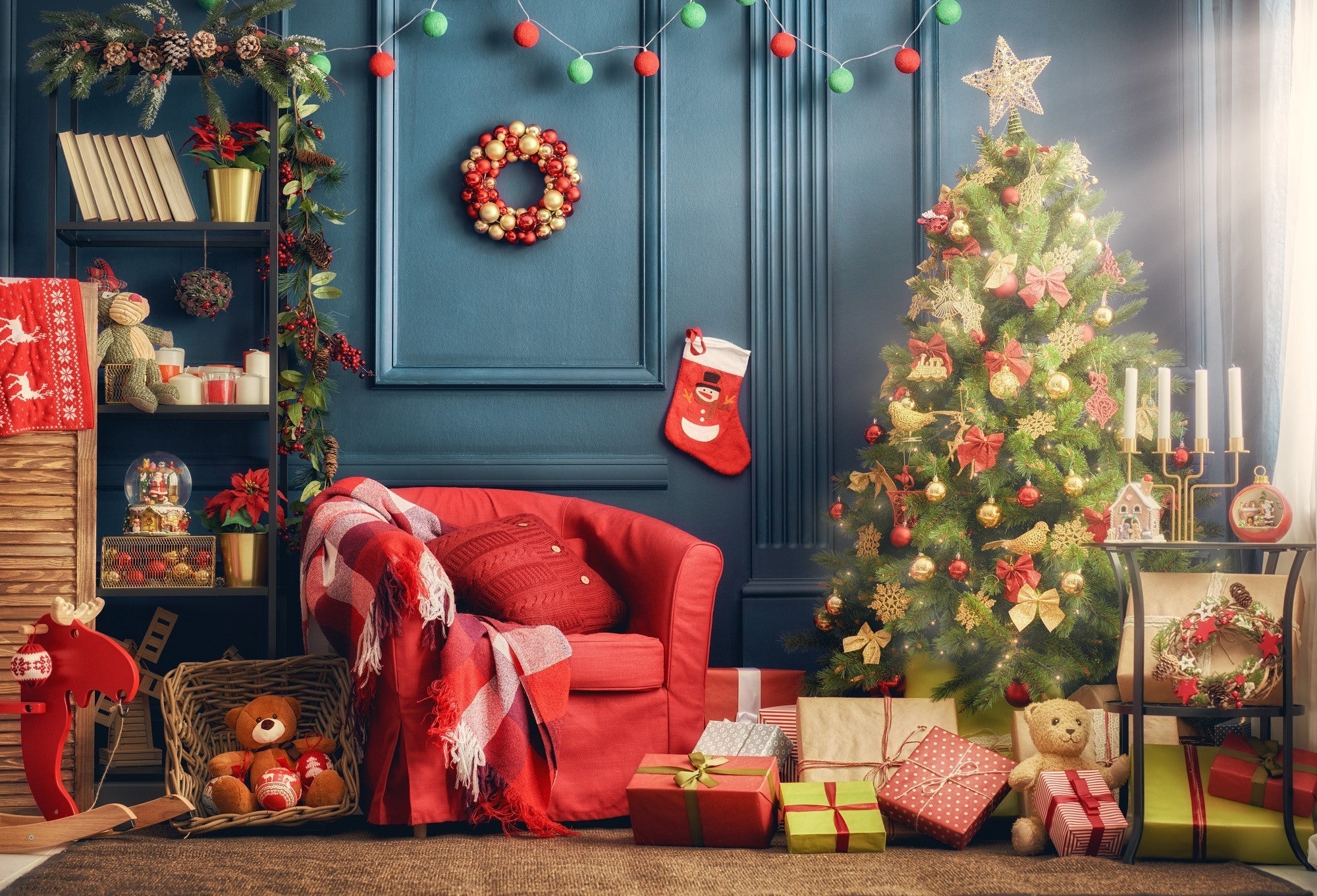 Christmas Glass Backsplash Panels | Holiday Kitchen Splashbacks
