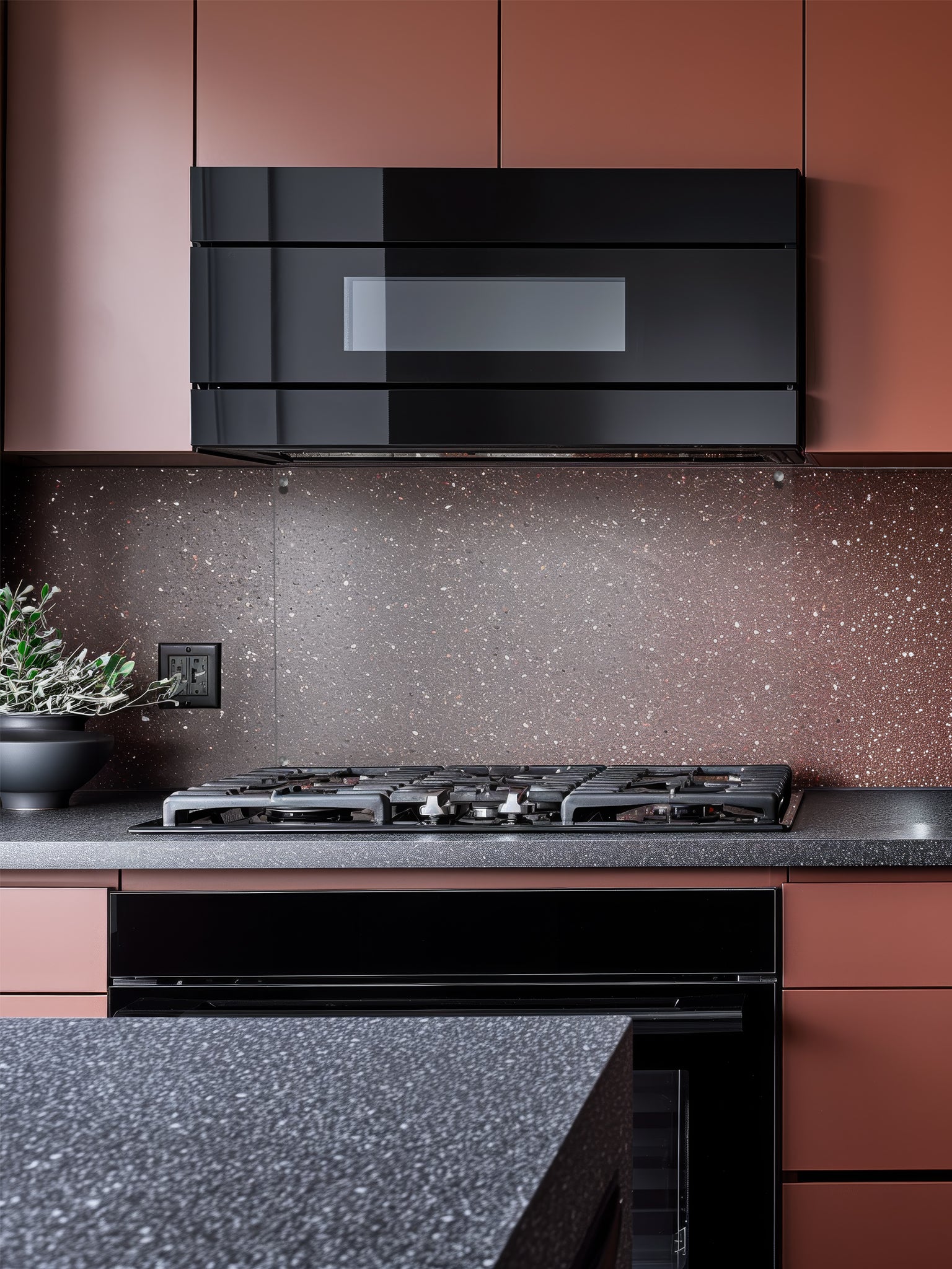 Custom Clear Tempered Glass Backsplash | Transparent Stove Splashback | Invisible Kitchen Wall Protector