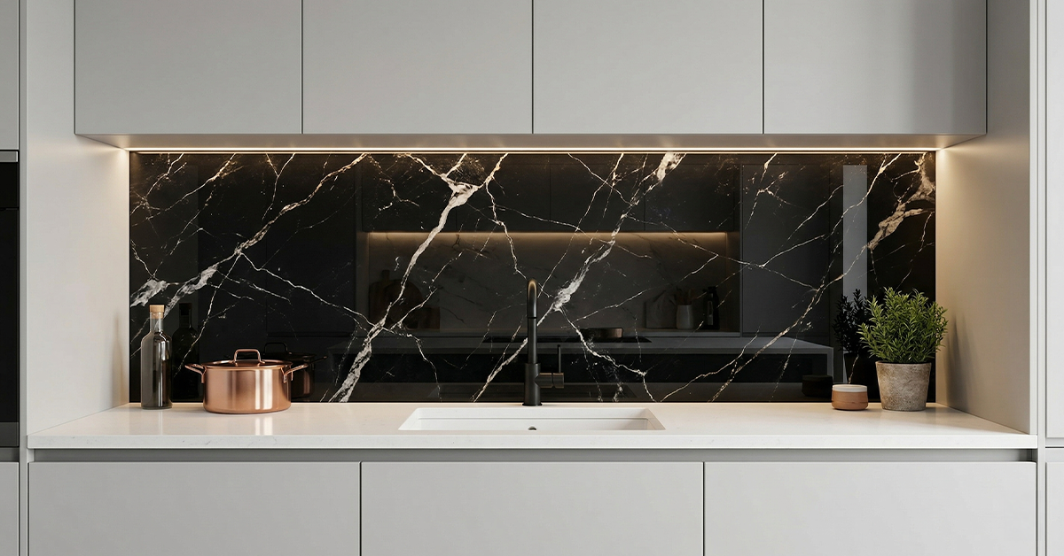 Custom Glass Backsplash | Premium Tempered Glass Panels